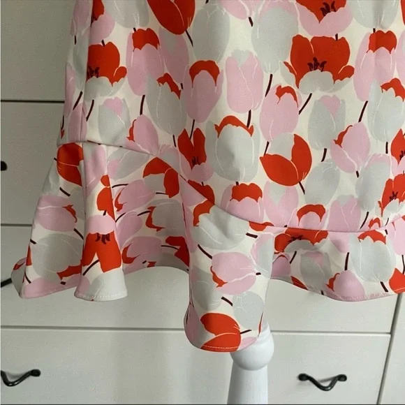 Black Halo Women's Zalda Ruffled Floral Mini Dress - Picture 7 of 16